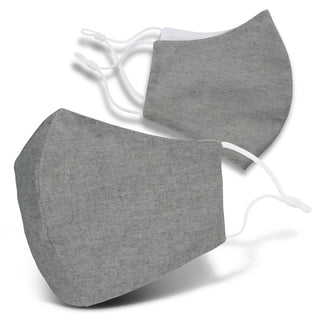 Agogo Linen Face Mask (Grey)