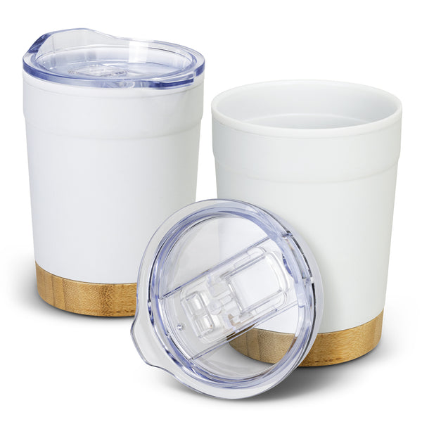 Basin Double Wall Cup (White)