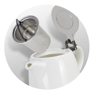 Brew Teapot (White) — Detail