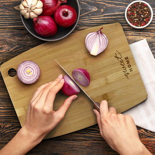 NATURA Bamboo Chopping Board (Natural) — Impact Aware
