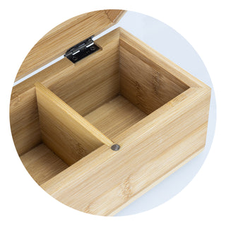 NATURA Bamboo Tea Box (Natural) — Detail