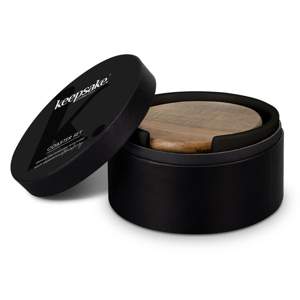 Keepsake Coaster Set (Black)
