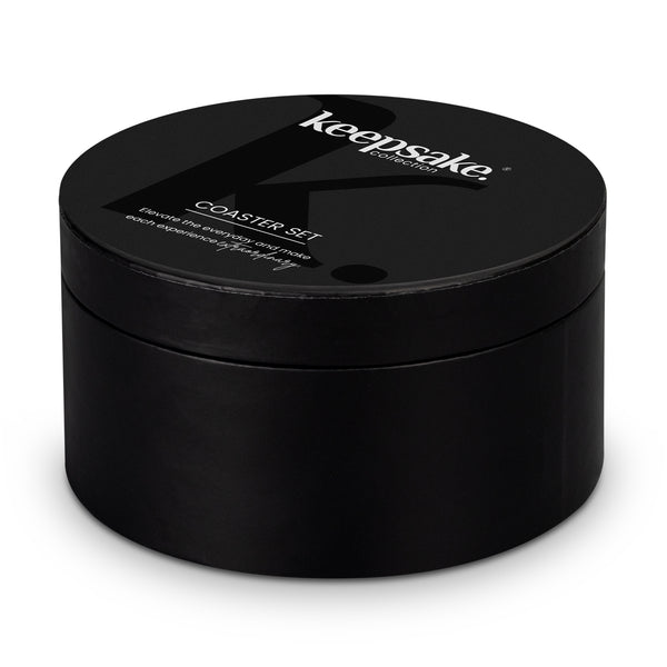 Keepsake Coaster Set (Black)