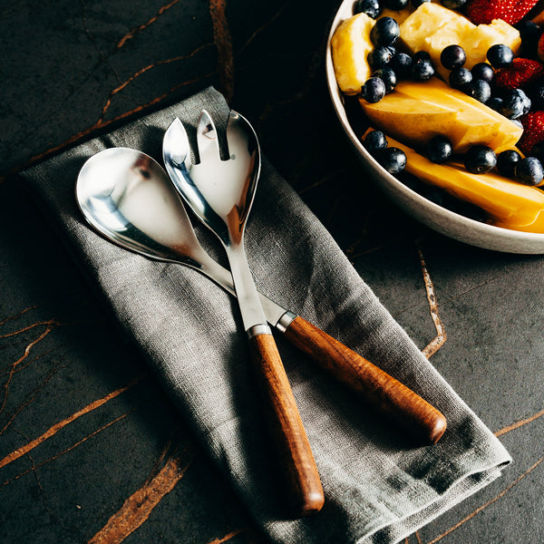 Keepsake Salad Servers (Natural)