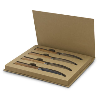 Keepsake Steak Knife Set (Natural) — Gift Box