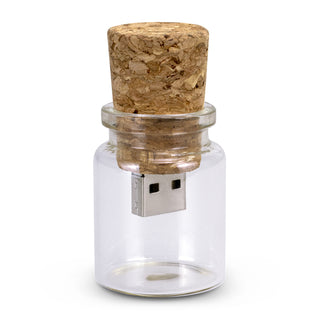 Driftwood Bottle Flash Drive 8GB (Natural) — Flash Drive