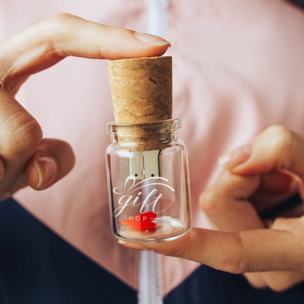 Driftwood Bottle Flash Drive 8GB (Natural)