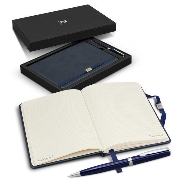 Pierre Cardin Nouvelle Notebook and Pen Gift Set (White)
