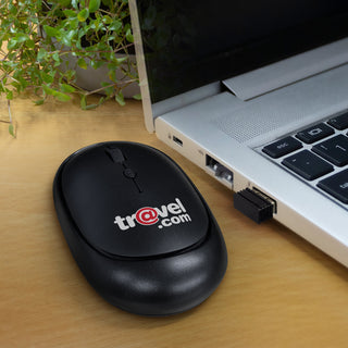 Agogo Astra Wireless Travel Mouse (Black)