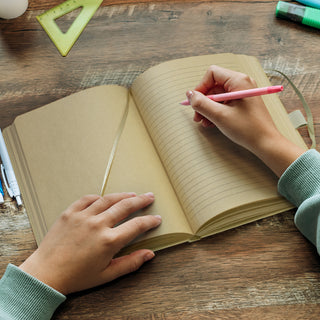 Grain Notebook - Kraft (Natural) — Feature