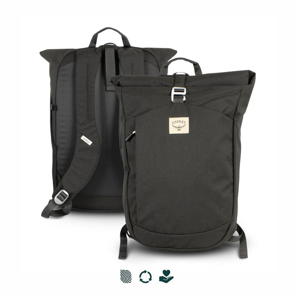 Osprey Arcane Roll Top Backpack (Black)