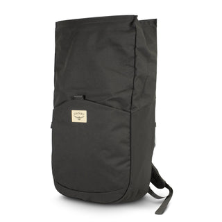 Osprey Arcane Roll Top Backpack (Black) — Open