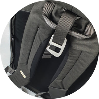 Osprey Arcane Roll Top Backpack (Black) — Strap Detail
