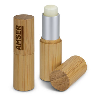 Agogo Bamboo Lip Balm (Matte Silver/Natural)