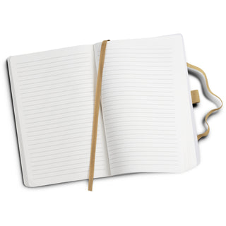 Grain Stone Paper Notebook (Natural) — Open