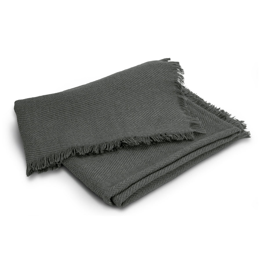 Fjord Throw Blanket (Charcoal)