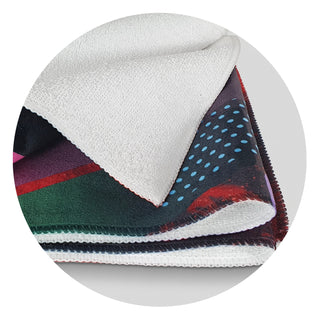 Drift Sports Fit Towel - Full Colour (White) — Detail