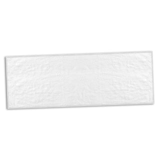 Loom Bar Towel - Full Colour (White) — White - Back