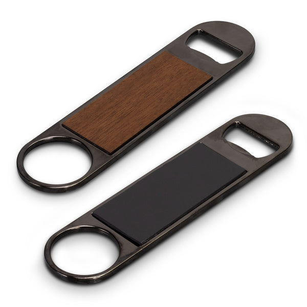Timber Magnet Bottle Opener (Silver/Natural)