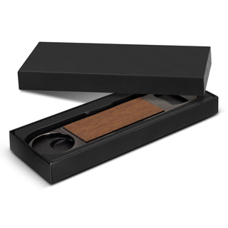 Timber Magnet Bottle Opener (Gunmetal/Dark) — Dark - Gift Box