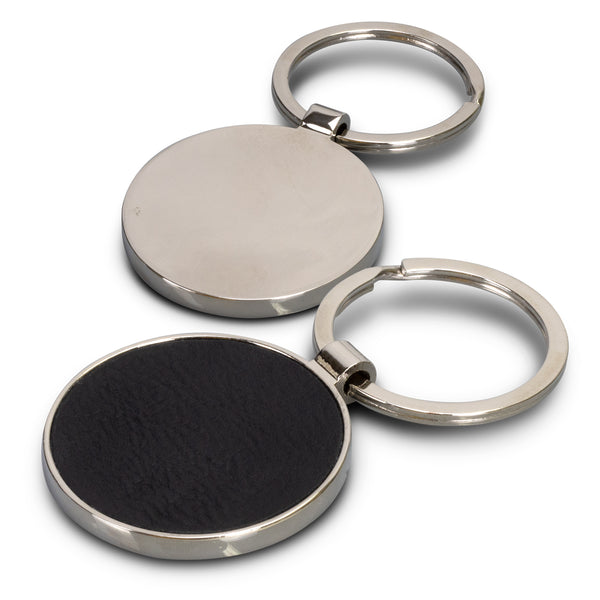 Clip Key Ring - Round (Black)