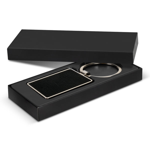 Capulet Key Ring - Rectangle (Black)