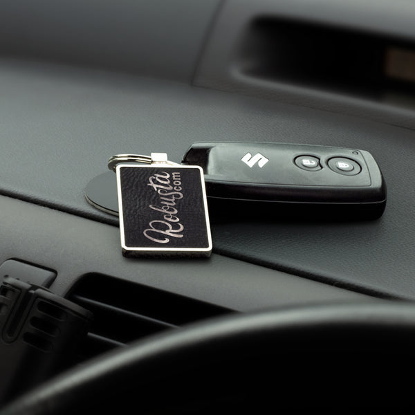 Capulet Key Ring - Rectangle (Black)