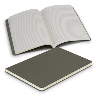 Agogo Recycled Cotton Soft Cover Notebook (Grey)