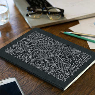 Agogo Recycled Cotton Cahier Notebook (Black)