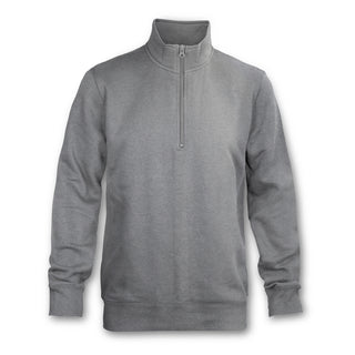 Printwear Camden Unisex Quarter Zip (Grey Melange)