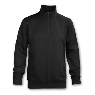 Printwear Camden Unisex Quarter Zip (Black)