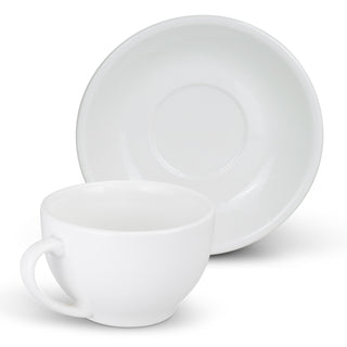 Basin Chai Cup and Saucer (White) — Cup and Saucer