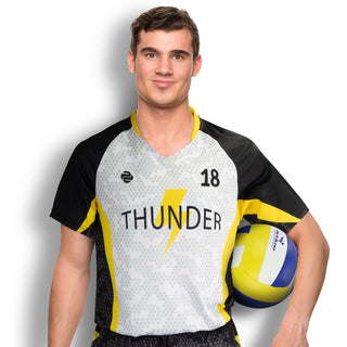 Printwear Custom Mens Volleyball Top (White)