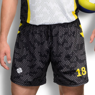 Printwear Custom Mens Volleyball Shorts (White)