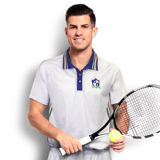 Printwear Custom Mens Tennis Top (White)