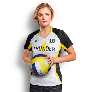 Printwear Custom Womens Volleyball Top (White)