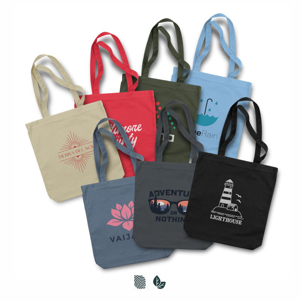 Merino Canvas Tote Bag (Petrol Blue)