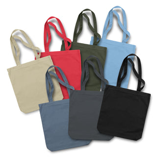 Merino Canvas Tote Bag (Black) — Colour Range