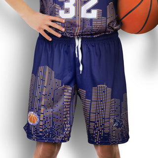 Printwear Custom Mens Basketball Shorts (White)