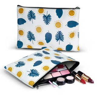 Printwear Flora Cosmetic Bag - Medium (White)