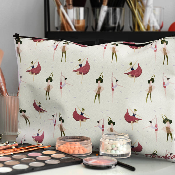 Bloom Cosmetic Bag - Large (White)