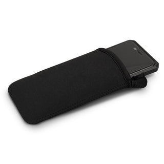Shield Phone Pouch (Black) — Side
