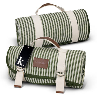 Keepsake Picnic Blanket (Natural/Olive)