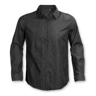 Printwear Chester Men's Denim Shirt (Black Denim)