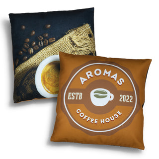 Ember Cushion (White) — Full Colour