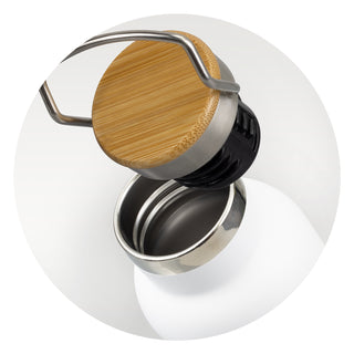 Kauri Vacuum Bottle - Bambino (Black) — Detail