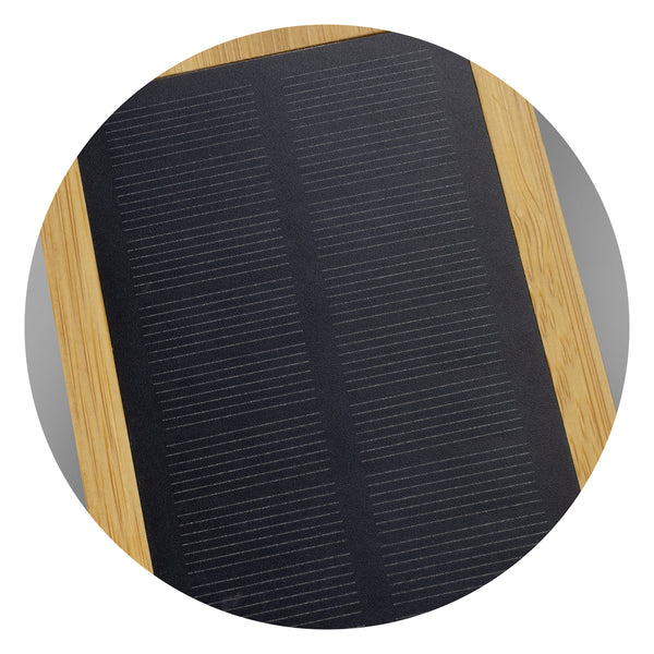 NATURA Bamboo Solar Power Bank (Natural)