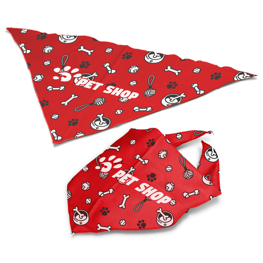 Scout Pet Bandana - Large (White)