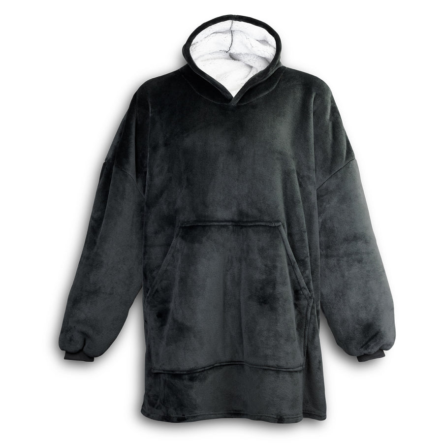 Thermal Blanket Hoodie (Soft Black)