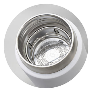 Mica Vacuum Bottle (White/Natural) — Detail